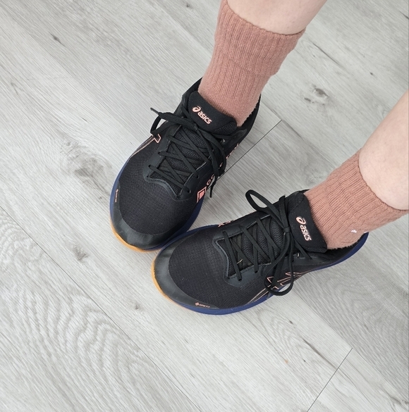 Asics | Gel-Pulse 14 'Black Shocking Orange' Gore-Tex running sneakers | WMS 7.5 - Picture 3 of 14